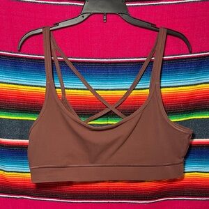 Vuori Mindset Sports Bra Medium in Cedar VW186